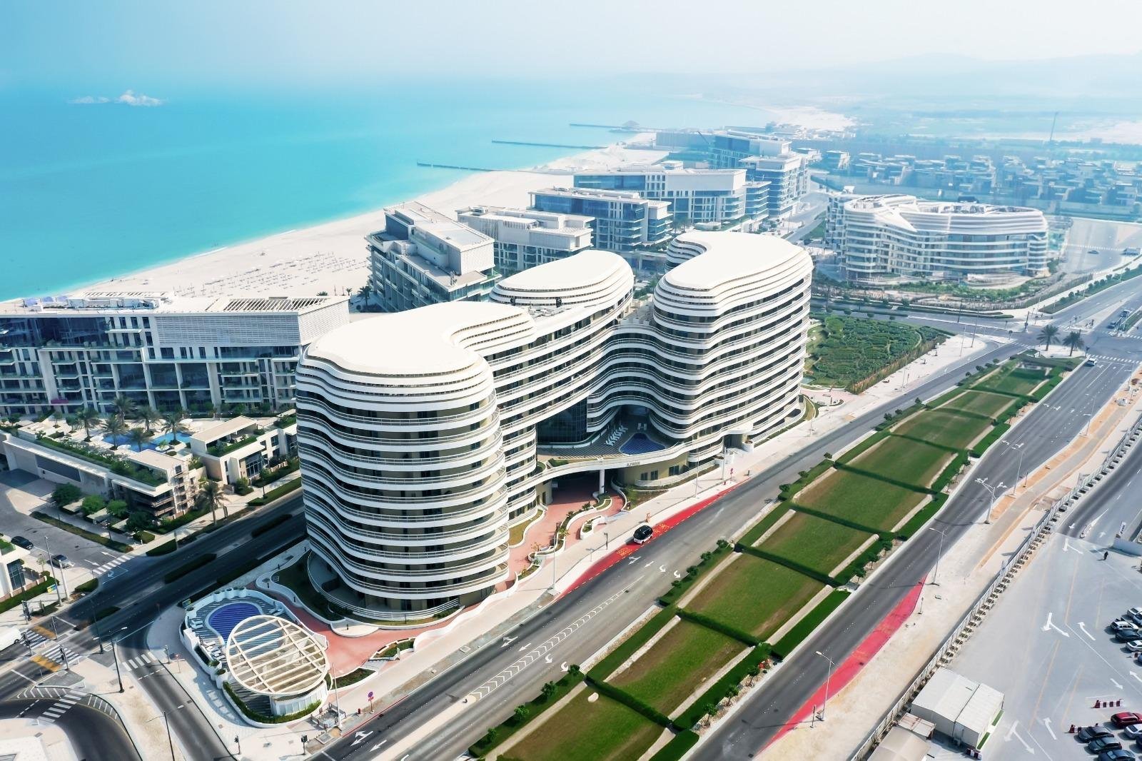 Ajwan Saadiyat exterior on Saadiyat Island featuring contemporary architecture, landscaped surroundings, and upscale residential living